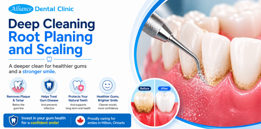 Deep Cleaning Root Planing and Scaling in Milton, Ontario
