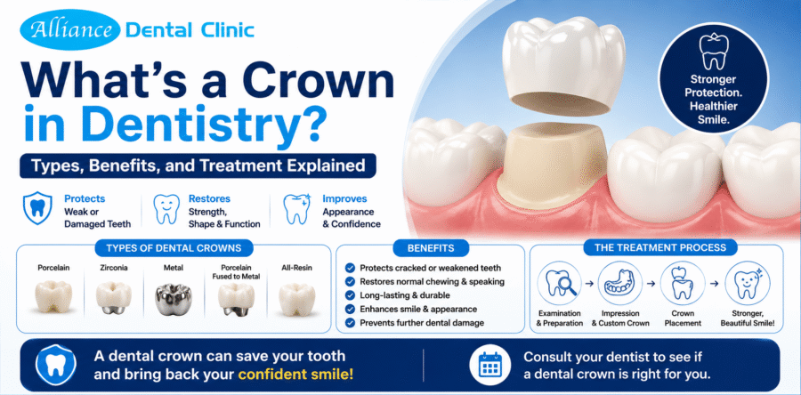 What’s a Crown in Dentistry? Types, Benefits, and Treatment Explained
