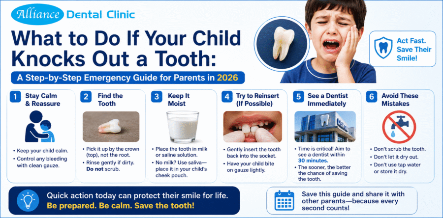What to Do If Your Child Knocks Out a Tooth: A Step-by-Step Emergency Guide for Parents in 2026